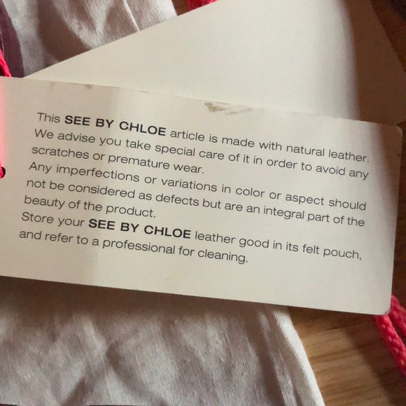 NWT See By Chloé Lifou Crossbody Bag Leather - Picture 5 of 10